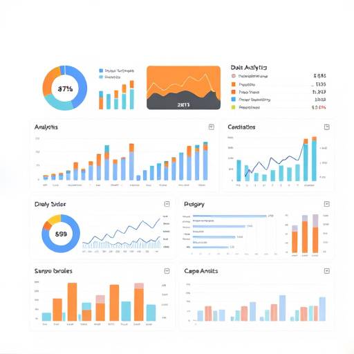 A dashboard with charts and graphs, representing the Data Analytics Bootcamp course.